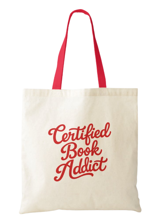 “Certified Book Addict” Tote Bag